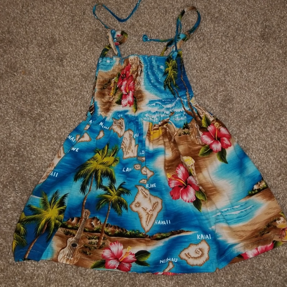 *CUTE!* Tropical Hawaiian Summer Dress (2T)